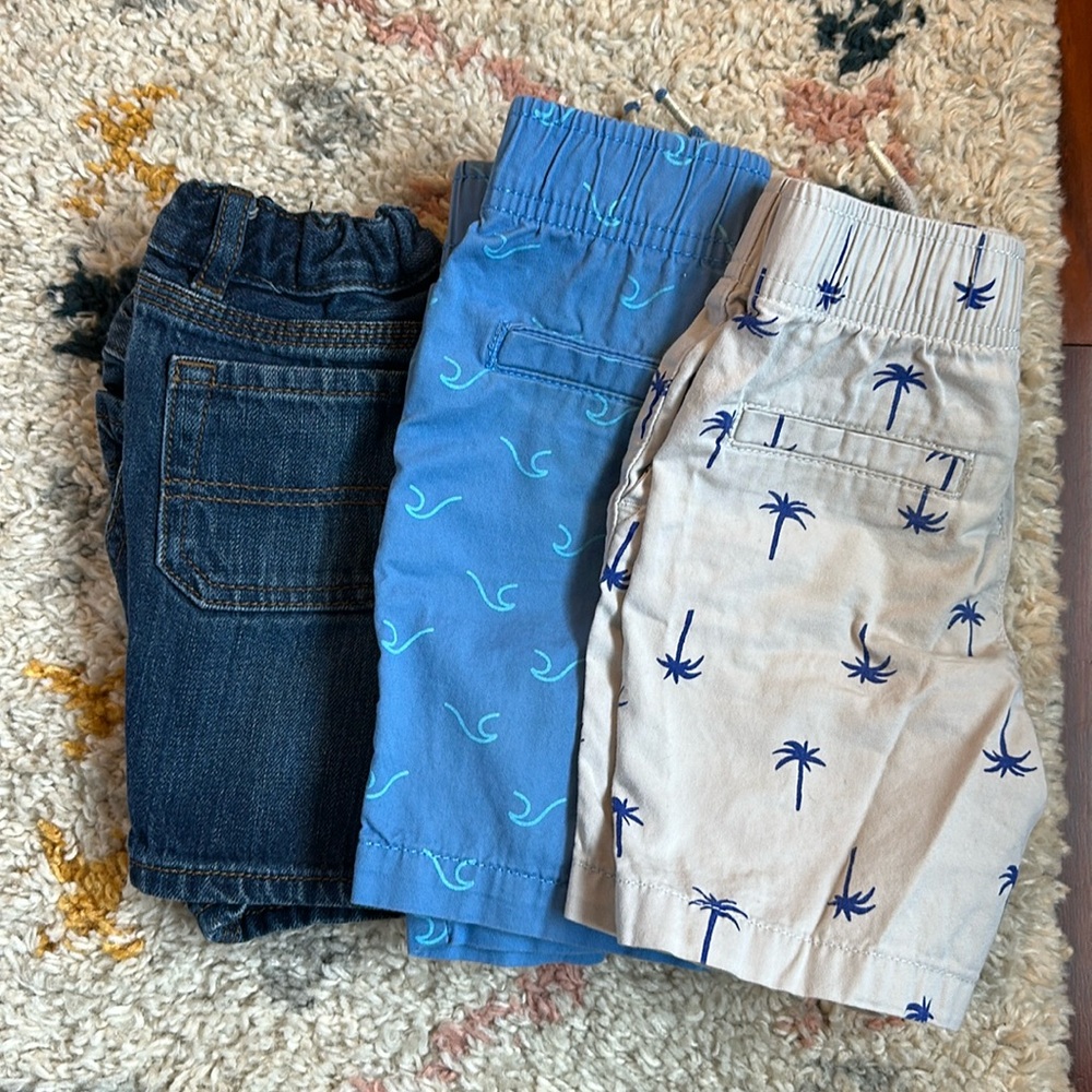 🌲EUC 2T Jean/dress short set of 3